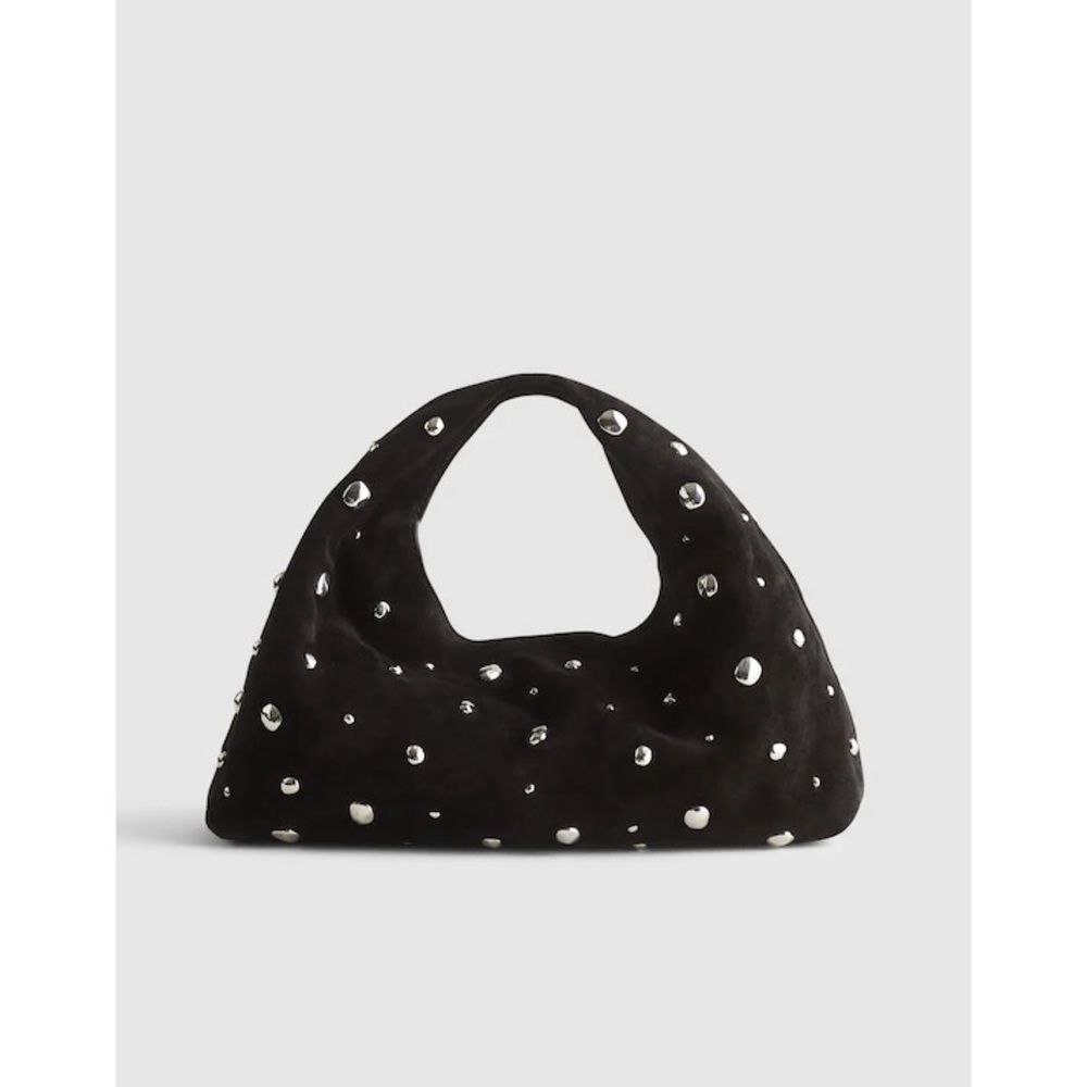 Mini Pouch in Studded Suede